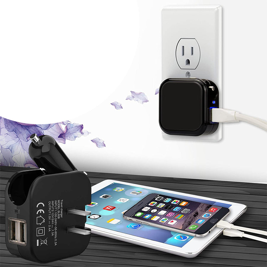 2-In-1 USB Car Charger